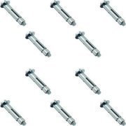 Kit 10x Chumbador CBA com parafuso 1/4 x 2 polegadas  ...