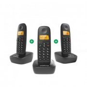 Intelbras Telefone Sem Fio Kit 1 Base + 2 Ramais DETC 6.0 com detector de chamadas