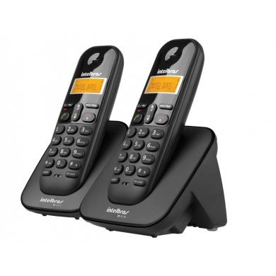 4123102 INTELBRAS TELEFONE SEM FIO TS 3112 PRETO