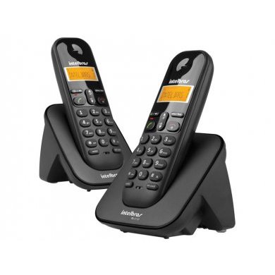 4123102 INTELBRAS TELEFONE SEM FIO TS 3112 PRETO