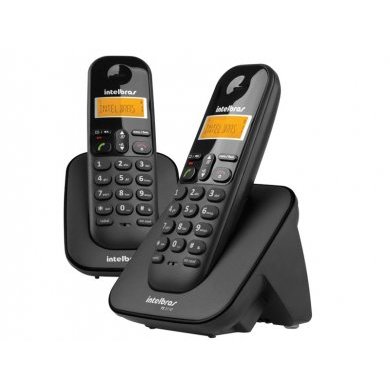 4123102 INTELBRAS TELEFONE SEM FIO TS 3112 PRETO