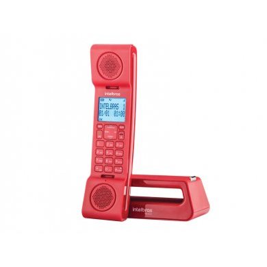 4128528 Intelbras Telefone Icon TS8520 Vermelho