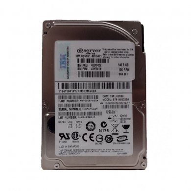 IBM HD 146GB 2.5in SAS 10K sem drive tray