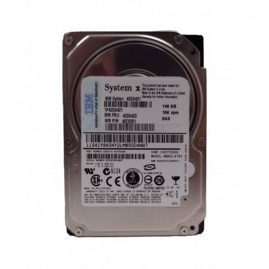 IBM HD 146GB 2.5in SAS 10K sem drive tray