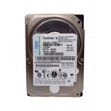 42D0628 IBM HD 300GB 10K 6GB SAS 2.5 POL. SFF NHS