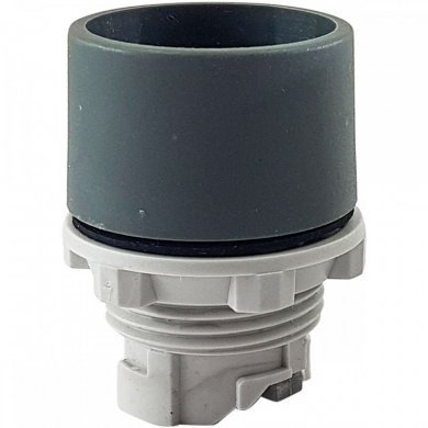 44.705.60 Botão pulsador EAO 29mm guarda alta preto opaco