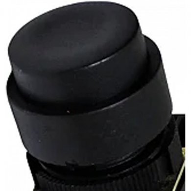 Botão Pulsador EAO 29MM não faceado preto opaco