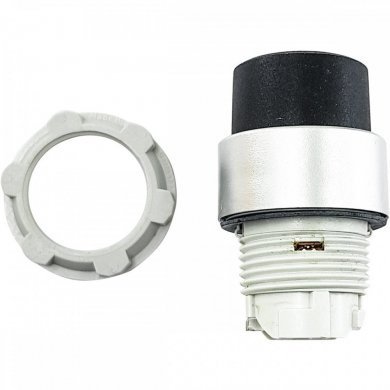 Botão Pulsador EAO 29MM não faceado preto opaco