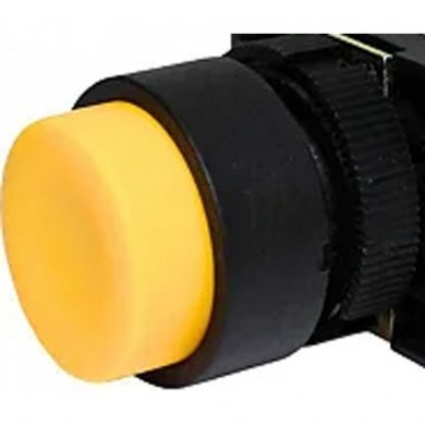 Botão Pulsador EAO 29MM não faceado amarelo opaco