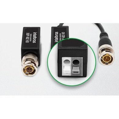 4561800 Intelbras Conversor Balun Passivo XBP 402 HD