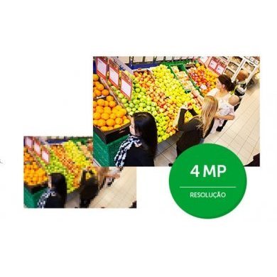 Intelbras Câmera Ip 4 Mp Vip 3430 Dome Full Hd PoE IR