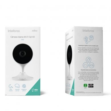 4565500 Intelbras Câmera de Video WI-FI Full HD Mibo iM3