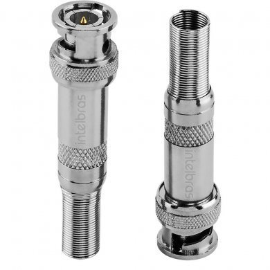 4568004 Intelbras Conector BNC mola 10 peças Conex 1000