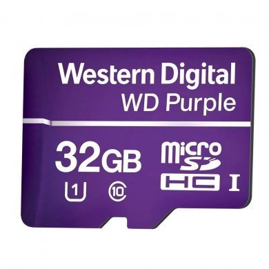 4600162 Intelbras Cartão Micro SD 32GB WD Purple 24/7