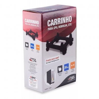 4624 Force Line Suporte para Gabinete com rodízios