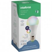 Intelbras lâmpada Led Wi-Fi Smart EWS-410 RGB com controle de cores e intensidade da luz via aplicativo