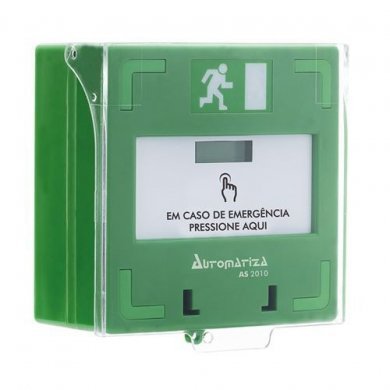 4675011 Intelbras Acionador de Emergência Rearmavel AS2010