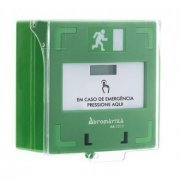 Intelbras Acionador de Emergência Rearmavel AS2010 Potência 24W Material gabinete ABS 90×93×45mm