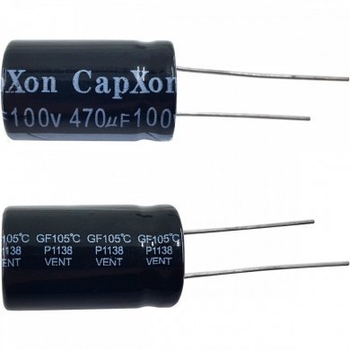 470UF-100V-P1138-VENT Kit 15x capacitor eletrolitico 470uF 100V 16x26mm