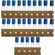Kit 25x capacitor eletrolitico 470uF 16V 8x12mm tolerância de ±20% 105ºC