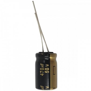 Panasonic capacitor eletrolitico 470uF 50V (Kit 5x)