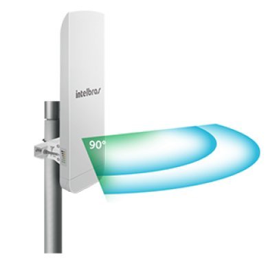 4750046 Intelbras Rádio Outdoor Apc 5a-90 Giga Basestation 5Ghz