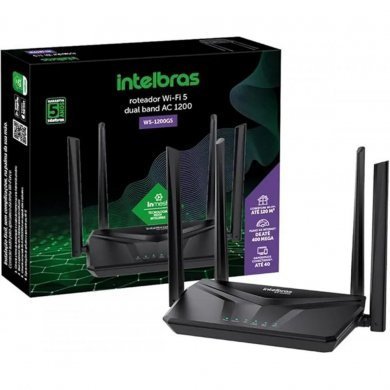 4750201 Intelbras Roteador Wireless Wi-Force Giga W5-1200GS