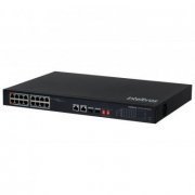 Intelbras Switch 16 portas  SF 1822 Fast Hi-POE  2x Gigabit 2x SFP 16 Portas Fast 10/100 POE+