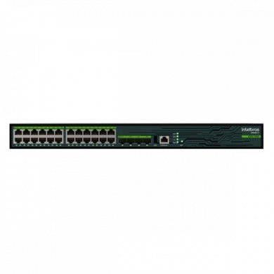 4760097 Intelbras Switch 24 Portas Gigabit 4 SFP+ 10Gbps