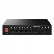 Intelbras Switch 5 portas gigabit POE S1105G-P 5 Portas 10/100/1000 4 Portas POE 1 porta Uplink