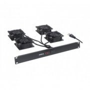 Intelbras Kit ventilação x4 bivolt para rack Com disjuntor rearmável para a proteção contra sobrecarga e curto