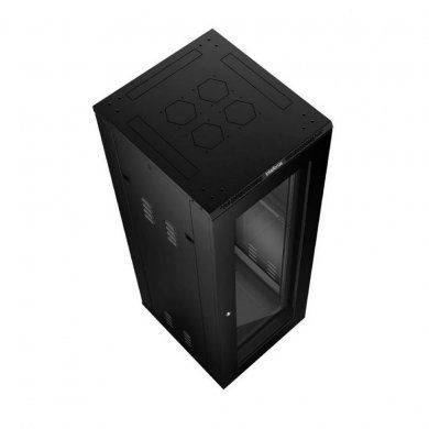 4772467 Intelbras Rack Piso 24U 670mm Preto desmontado
