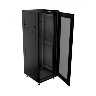 4772467 Intelbras Rack Piso 24U 670mm Preto desmontado