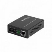 Intelbras conversor de mídia gigabit monomodo 20km KGS 1120 10/100/1000Mbps