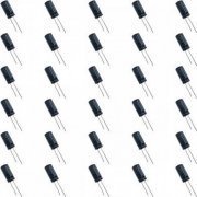 Kit 30x capacitor eletrolitico 47uF 250V Chang 12x24mm, tole ...