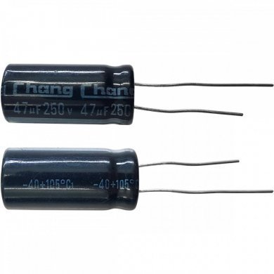 Kit 15x capacitor eletrolitico 47uF 250V Chang