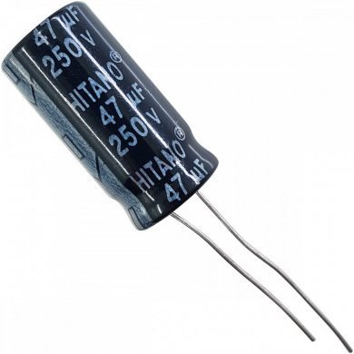 Kit 15x capacitor eletrolitico 47uF 250V HITANO