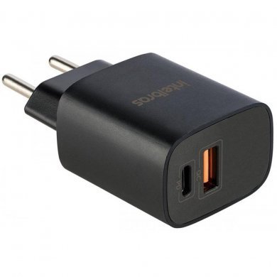 4820106 Intelbras carregador rapido EC 11 USB-A + USB-C 20W