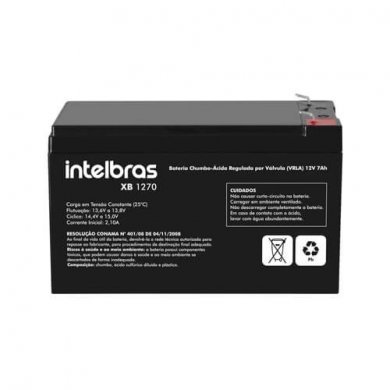 4821000 Intelbras Bateria Selada 12V 7Ah VRLA XB1270