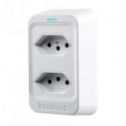 Intelbras dispositivo proteção duas tomadas indicado contra surtos de energia, bivolt, branco
