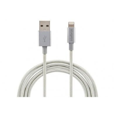 4830061 Intelbras cabo Lightning USB 1.5m 2.4A branco