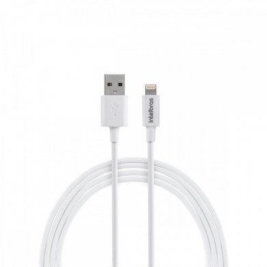 Intelbras cabo lightning USB 2.4A MFI 1.2 metros