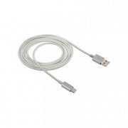 Intelbras Cabo Tipo C Para USB 1.5 metros Cor Branco, Trançado em Nylon