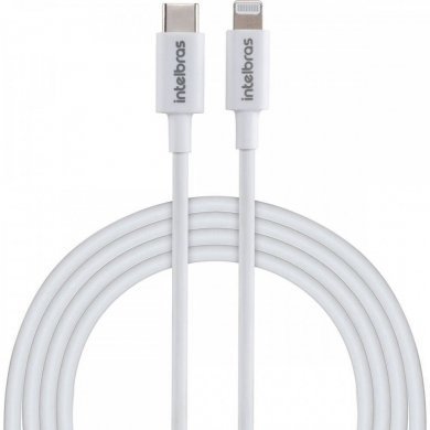 4830069 Intelbras cabo USB-C para Lightning PVC 1.2m