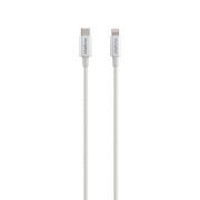 Intelbras cabo USB-C para Lightning MFI branco nylon 1.5m 