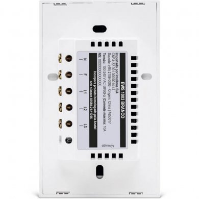 4850017 INTELBRAS INTERRUPTOR Smart EWS- 1003 3 Teclas