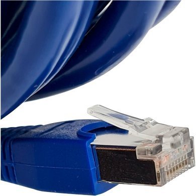 486195-006 HP patch cord AF596A CAT6 STP blindado azul 10 metros
