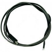 Cabo conector DC P4 5.5x2.5mm 9mm 1.4m preto 