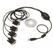 Adaptador USB para 4 saidas Serial Port 