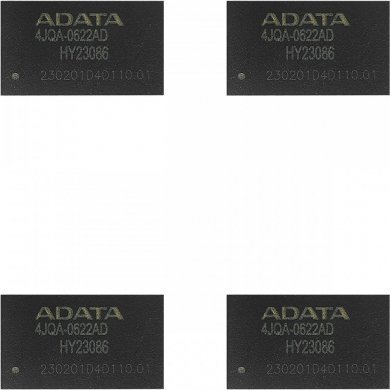 4JQA-0622AD Kit 4x chip DDR4 8Gb 3200 1.2V BGA96 512x16 16nm